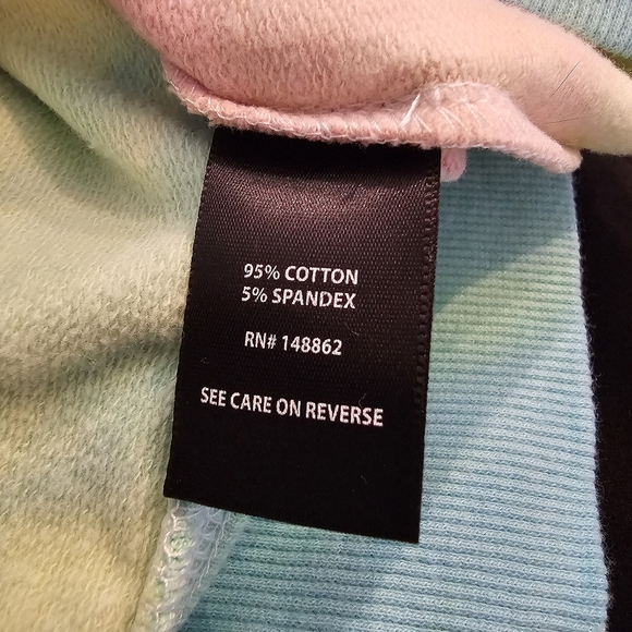 Torrid Lovesick Tie-Dye Sweatshirt with Heart and Lightning Bolt - Picture 7 of 11